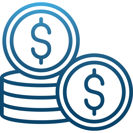 monedas icono gratis