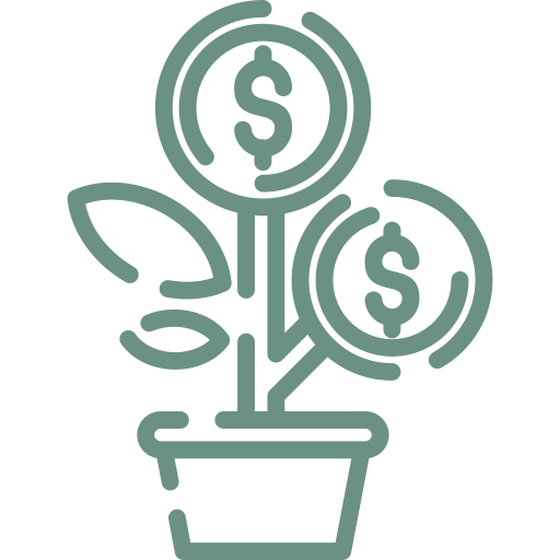 Инвестиции бесплатно иконка