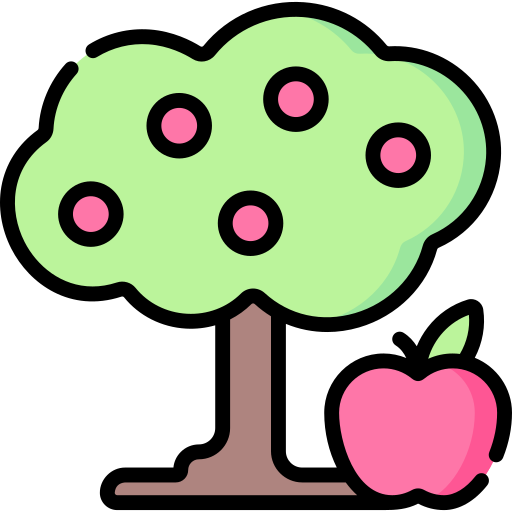 Árbol de manzana icono gratis