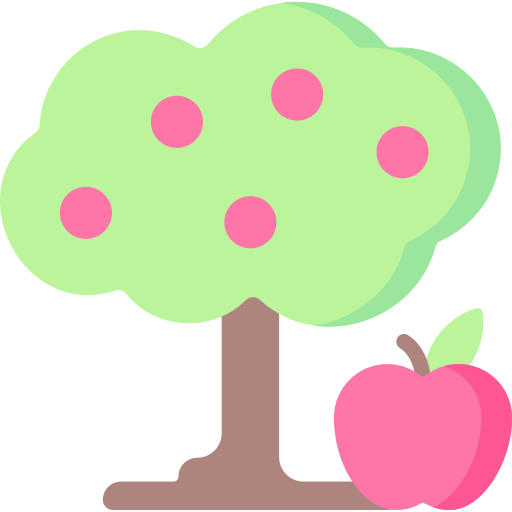 Árbol de manzana icono gratis