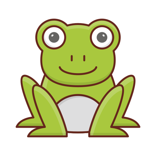 Frog Generic Outline Color icon