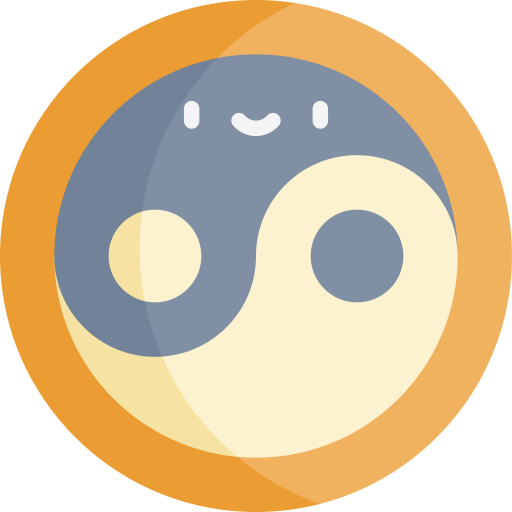 yin yang icono gratis