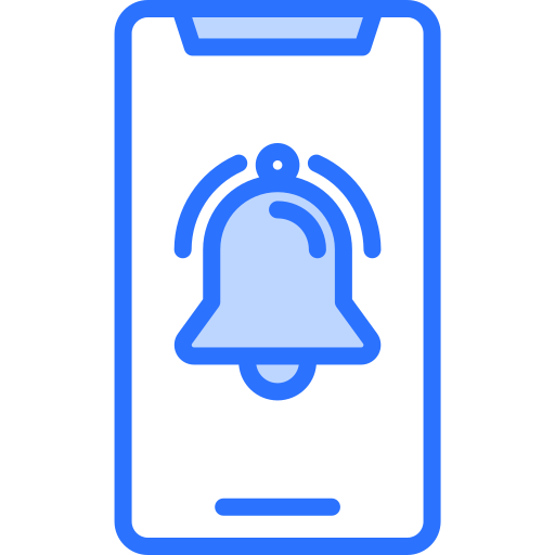 campana de notificación icono gratis