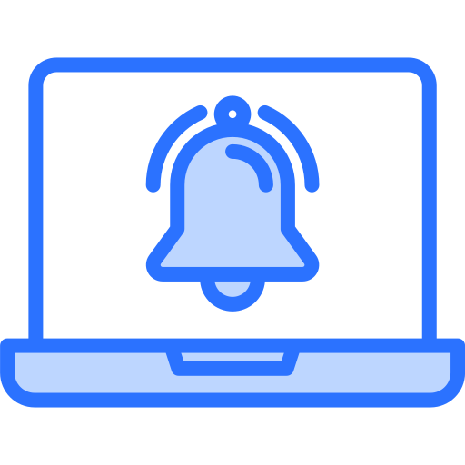 campana de notificación icono gratis