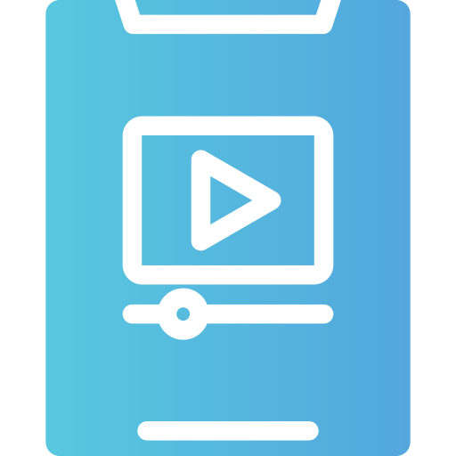 reproductor de video icono gratis