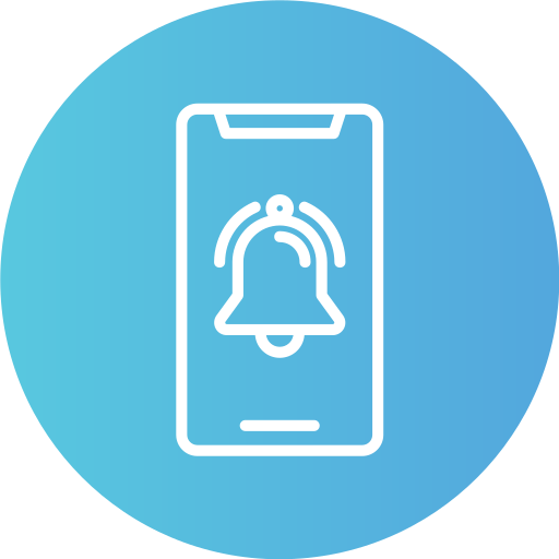 campana de notificación icono gratis