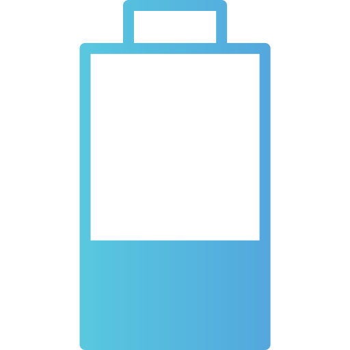 batería baja icono gratis