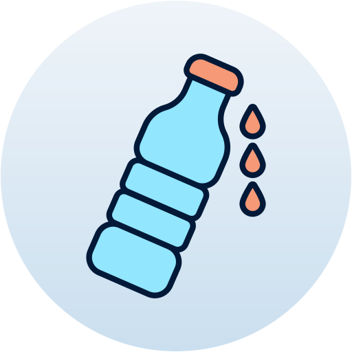 Water Bottle Generic Outline Color Icon