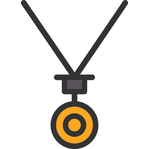 Necklace Generic Outline Color icon