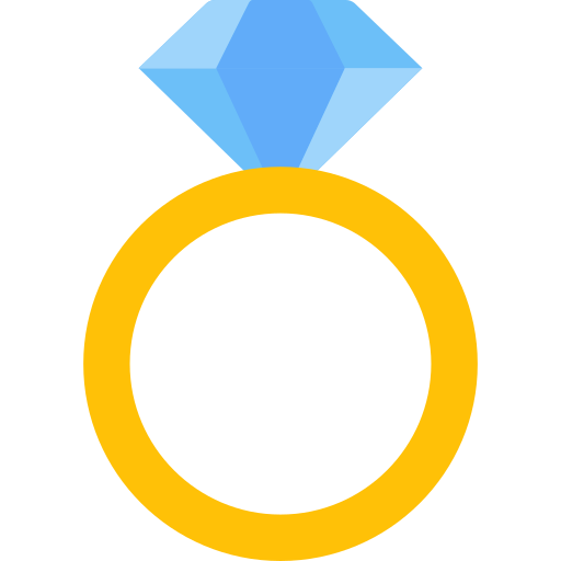 Diamond ring Generic Flat icon