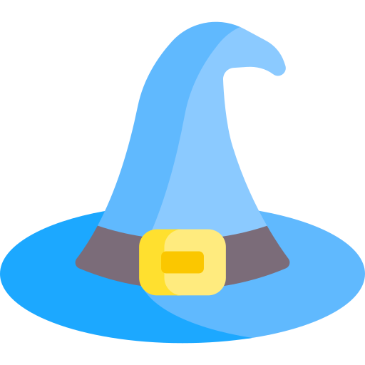 sombrero de bruja icono gratis