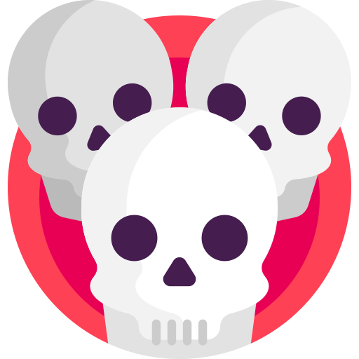 calaveras icono gratis