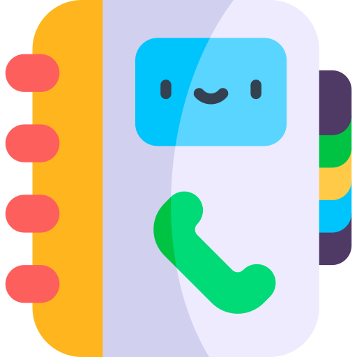 directorio telefónico icono gratis