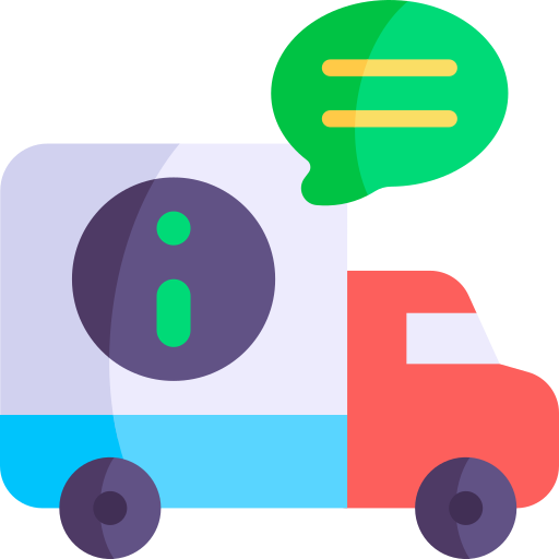 furgoneta de reparto icono gratis