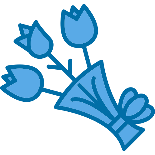 ramo de flores icono gratis