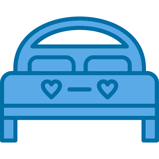 cama matrimonial icono gratis