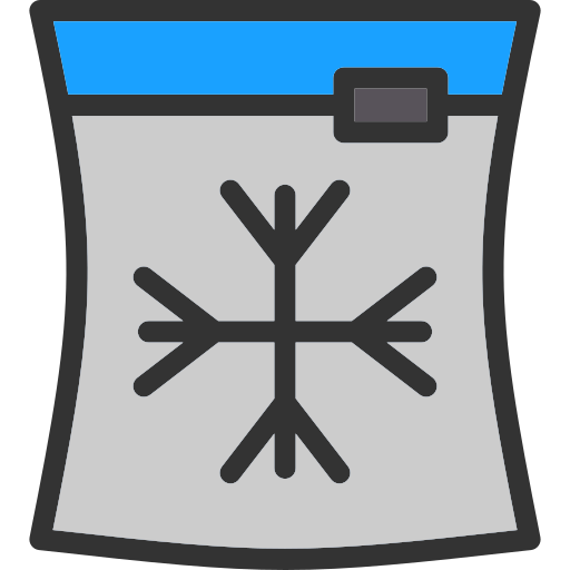 Ice bag free icon