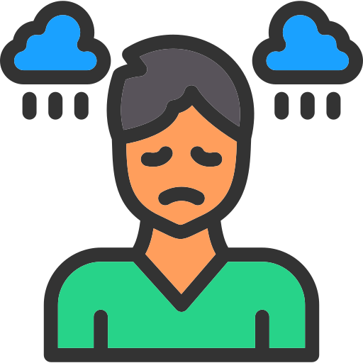 Depression Generic Outline Color icon