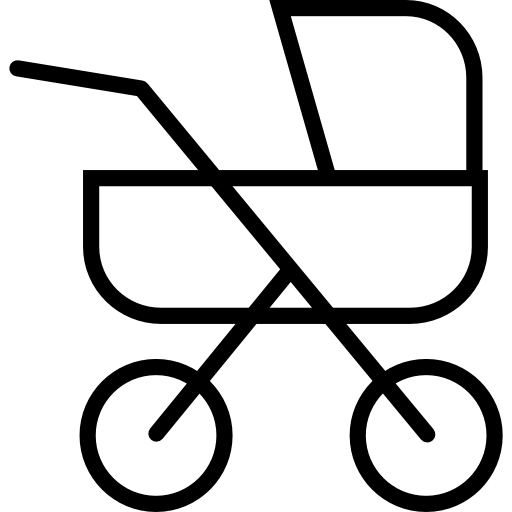 Stroller free icon