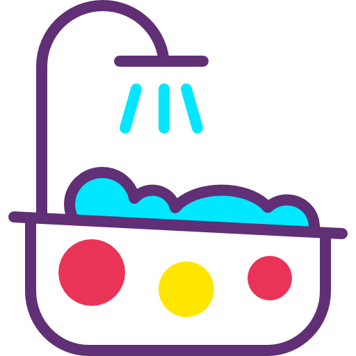 baignoire Icône gratuit baignoire Icône gratuit