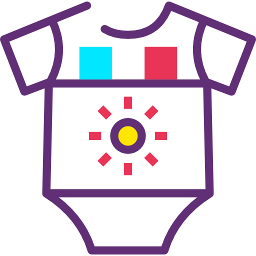 Baby clothes free icon