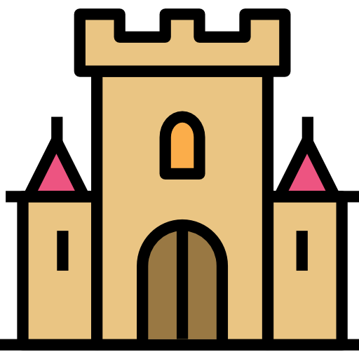 castelo grátis ícone castelo grátis ícone