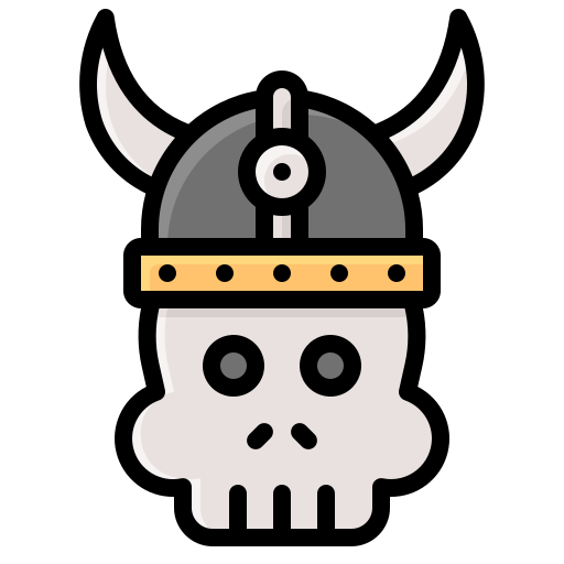 Skull Generic Outline Color icon