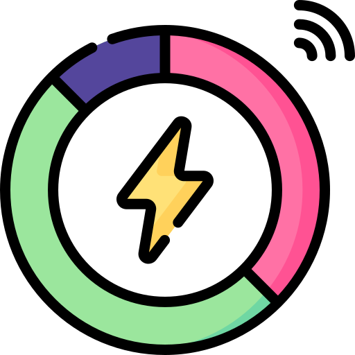 Consumo de energía icono gratis