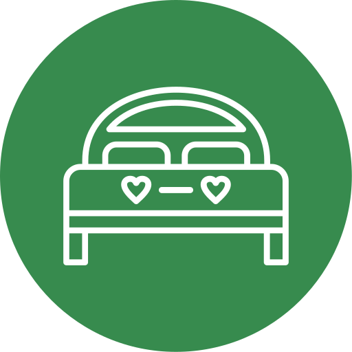 cama matrimonial icono gratis