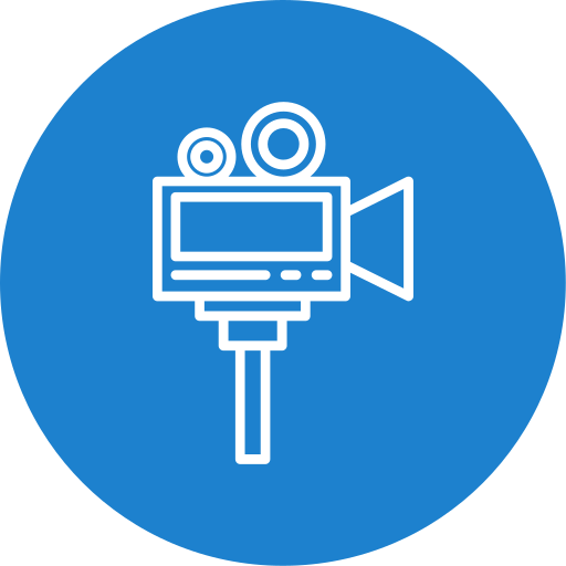 camara de video icono gratis