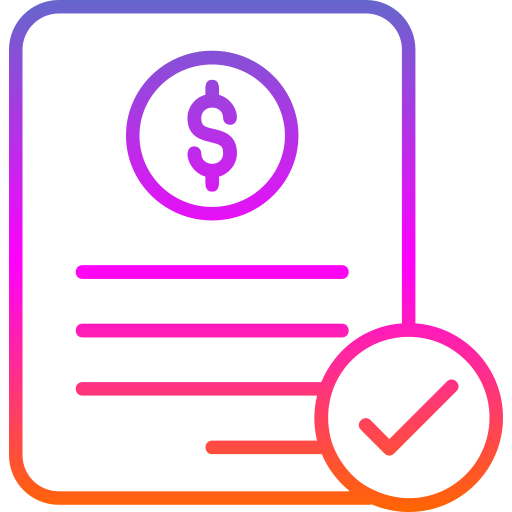 Invoice Generic Gradient icon