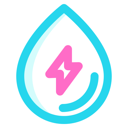 energía del agua icono gratis