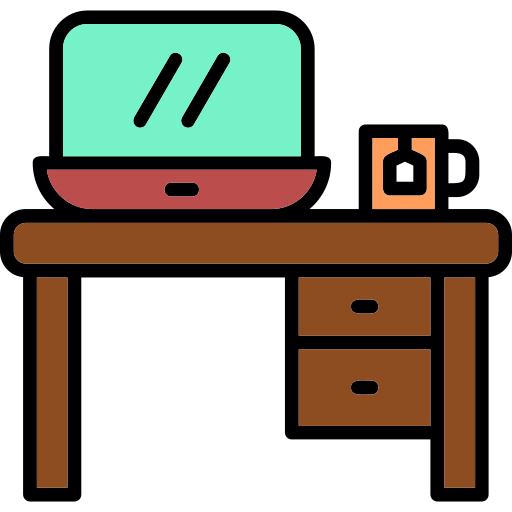 lugar de trabajo icono gratis