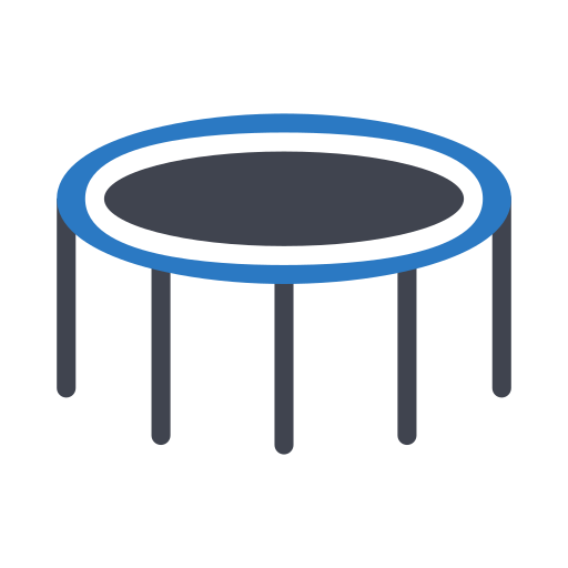 trampolín icono gratis