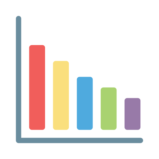 gráfico de barras icono gratis