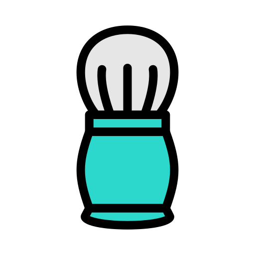brocha de afeitar icono gratis