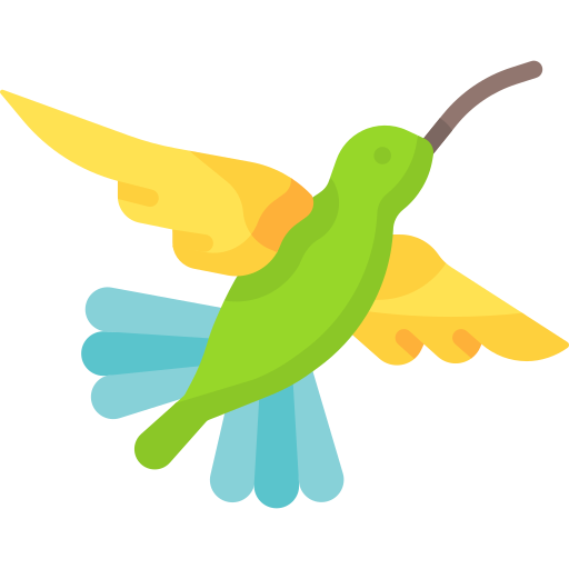 colibrí icono gratis