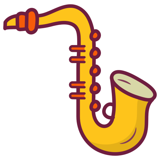 Trumpet Generic Hand Drawn Color icon