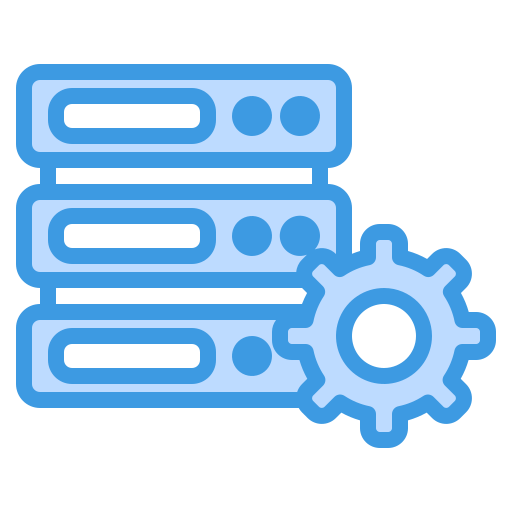 Database Generic Blue icon