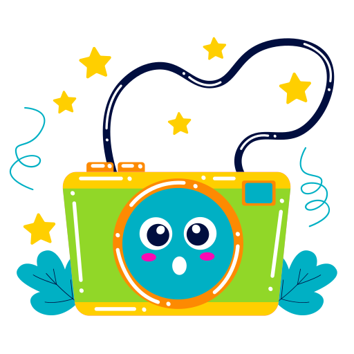 Camera free sticker