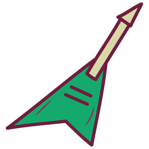 guitarra electrica icono gratis