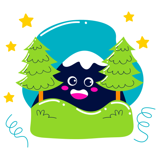Mountain free sticker Mountain free sticker