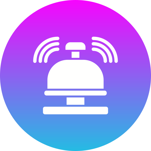 Reception bell free icon