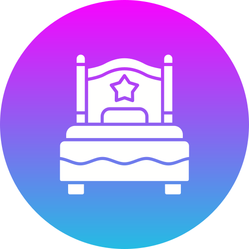 cama individual icono gratis