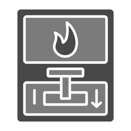 Fire Alarm Generic Grey Icon