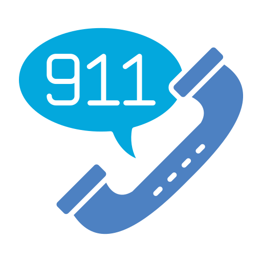 llamada al 911 icono gratis