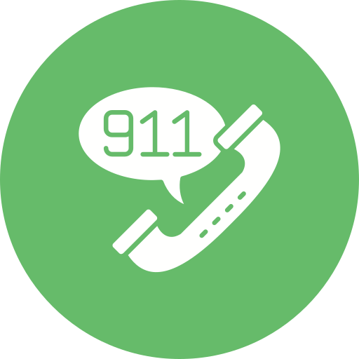 appel 911 Icône gratuit appel 911 Icône gratuit