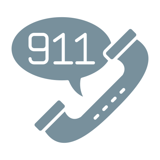 llamada al 911 icono gratis