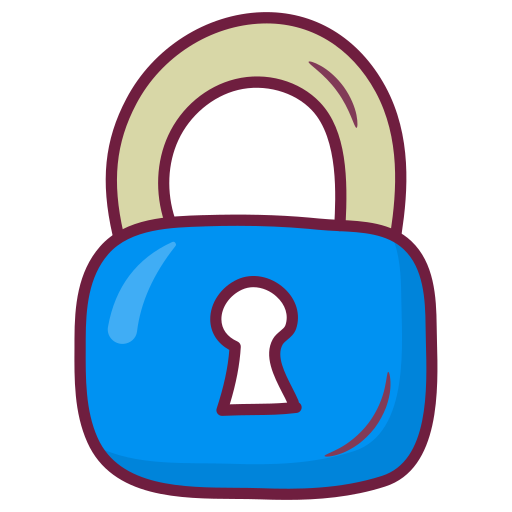 Lock Generic Hand Drawn Color icon