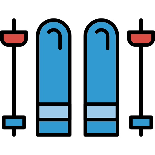 des skis Icône gratuit des skis Icône gratuit